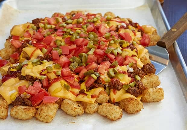 Taco Cheeseburger Totchos
