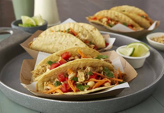 Thai Chicken Street Tacos