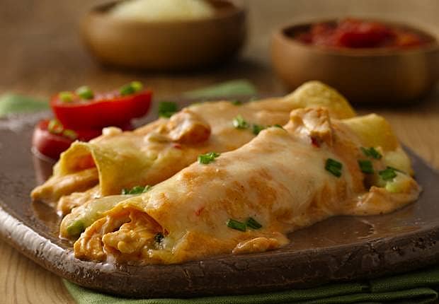 Cheesy Chicken Enchiladas Recipe from Old El Paso - Old El Paso